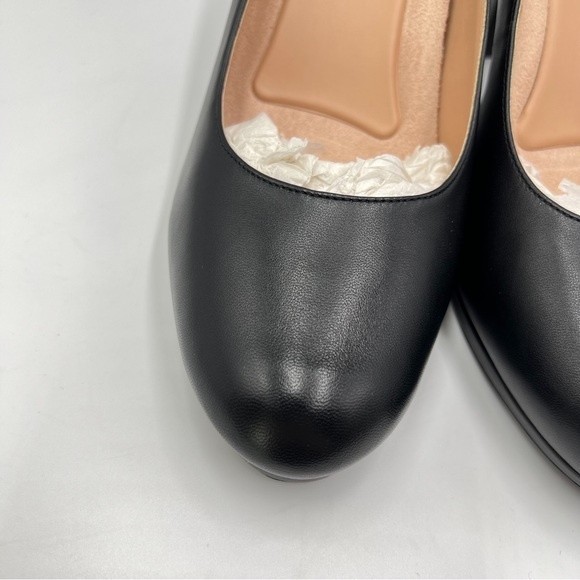 Naturalizer Womens Size 10 Michelle Black Leather Classic Heels Pumps Shoes NEW - Picture 4 of 15